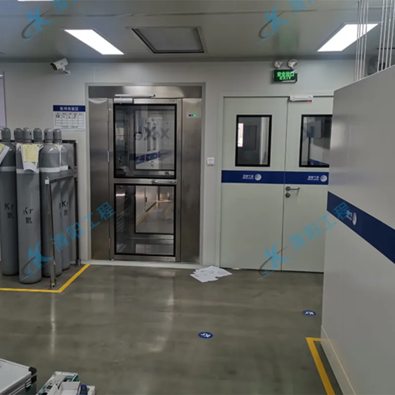 Проект по очистке газового помещения специального назначения класса 100 000 в Шанхае