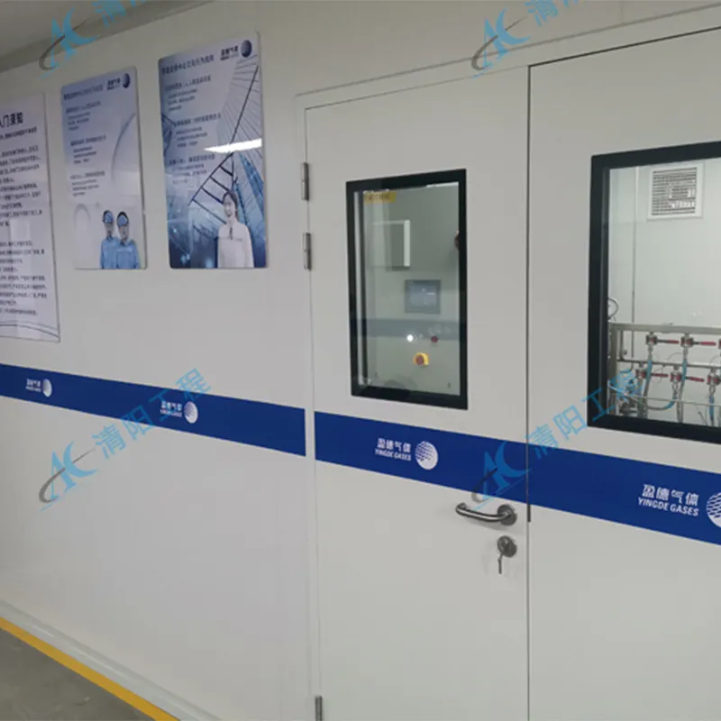 Проект по очистке газового помещения специального назначения класса 100 000 в Шанхае (3)