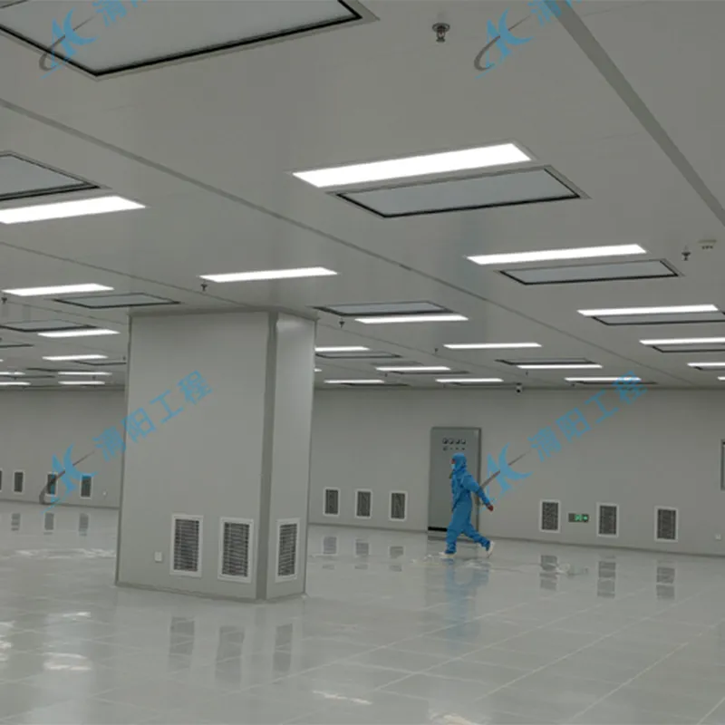 Проект чистого помещения для полупроводниковой промышленности компании Kunshan Mouxin (класс 1000) в провинции Цзянсу (2)