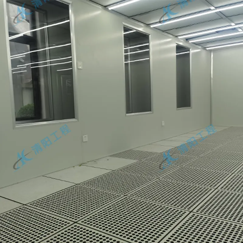 Проект чистого помещения класса 100 для производства полупроводников в Шанхае (3)