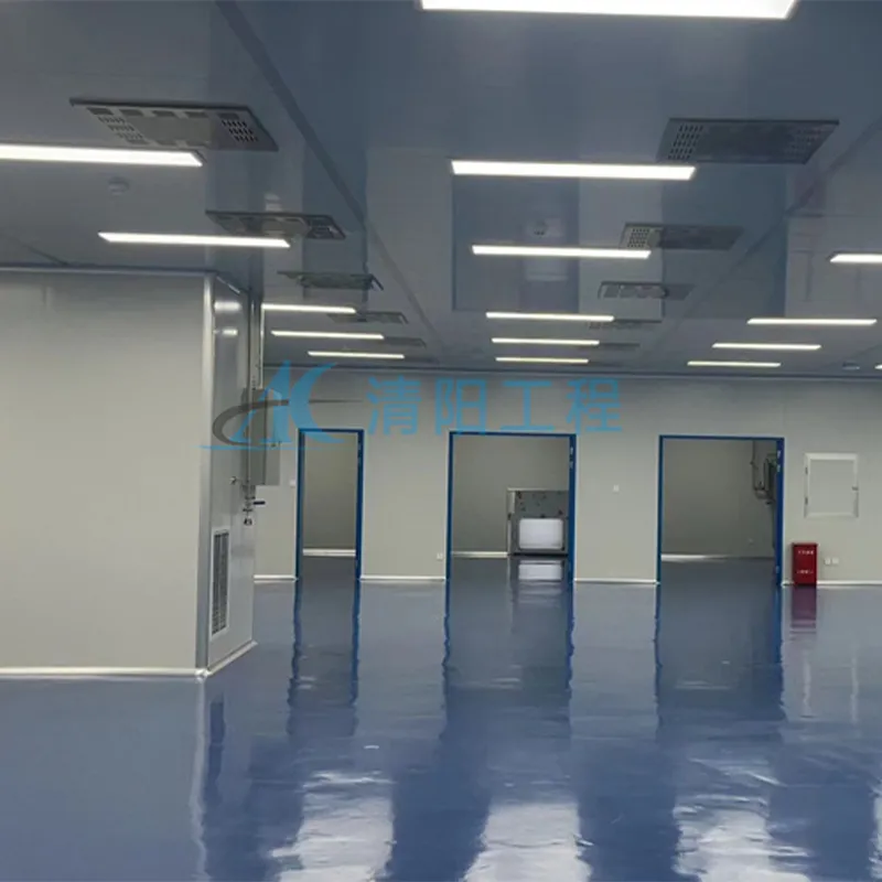 Проект чистой комнаты класса 10 000 для медицинских изделий в Шанхае (площадь 2200 кв. м), соответствующей стандартам GMP (1)
