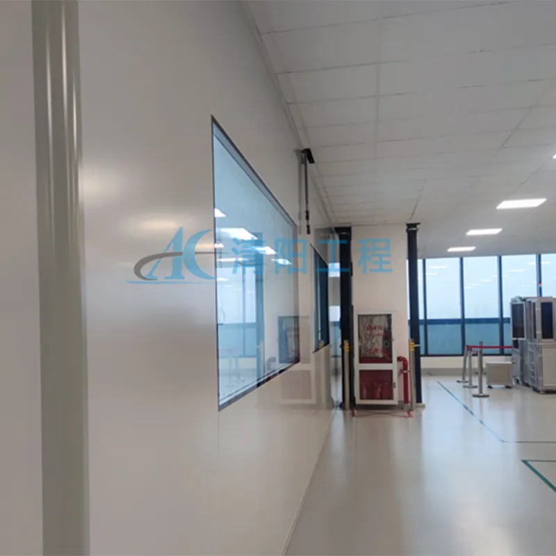 Проект чистой комнаты класса 10 000 для электроники в Шанхайском Цзядине (2)