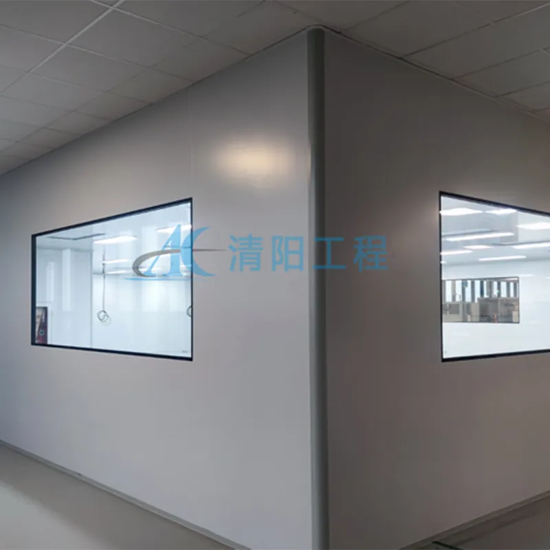 Проект чистой комнаты класса 10 000 для электроники в Шанхайском Цзядине (4)