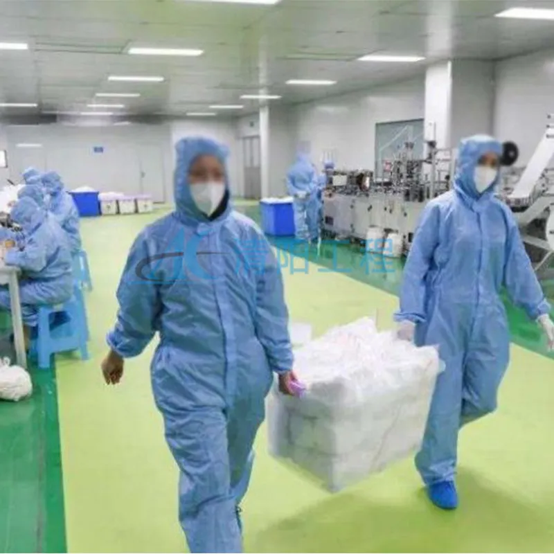 Проект чистых помещений класса C и D GMP для компании Shanghai Jixin Biotechnology Co., Ltd 