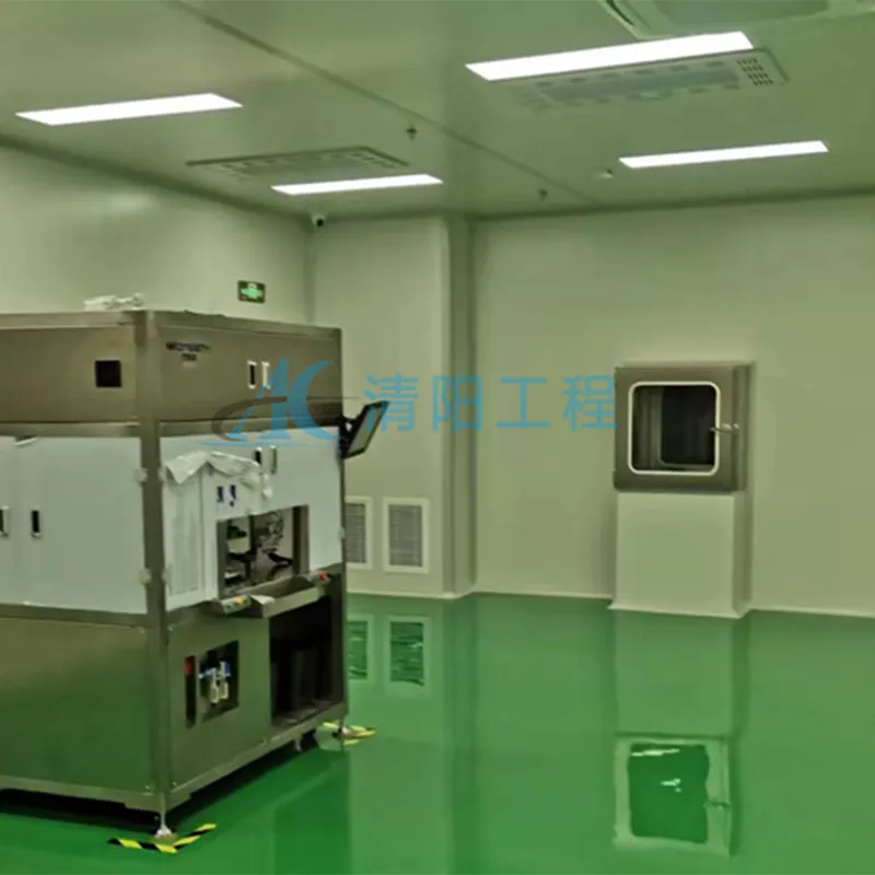 Чистое помещение класса 100 000 для производства электронных полупроводников в Сучжоу, провинция Цзянсу (1)